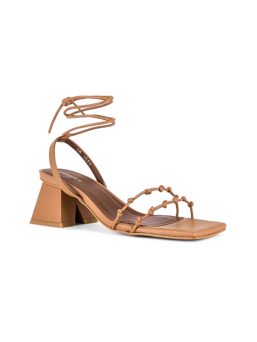 Alohas juniper Sandal with Ankle Wrap camel